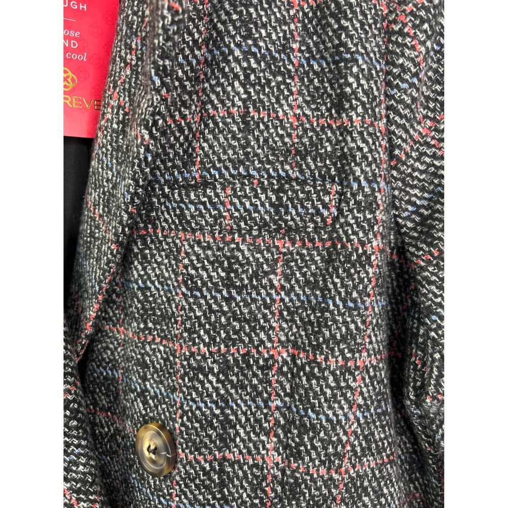 Heartloom Womens Ivy Blazer Black Combo Plaid Double Breasted Size L NWT Evereve - Picture 4 of 10